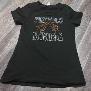 Pistols firing OKLAHOMA STATE OSU tee Med